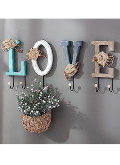 ZCM-HAPPY Wall Mounted Heavy Coat Hooks for Towel, Key and Decoration - Love Letter Theme With LED Lights  - Image 3