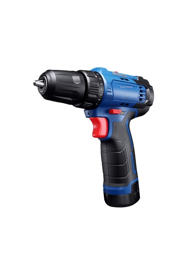 DONG Cheng Dongcheng 12v Brushless Lithium Drill Wjz2310s Rechargeable Cordless Drill Household Electric Screwdriver Electric Tool Set - Image 3
