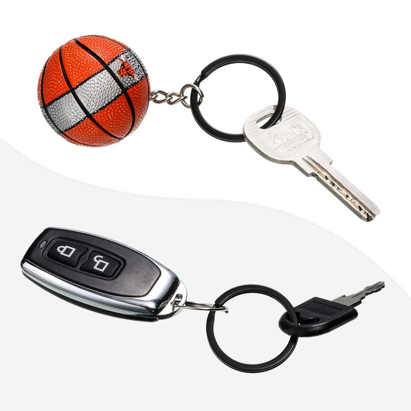 Outus Round Flat Key Rings Chain Small Metal Split Ring for Home Car Keys Organization, 30 Pieces(Black,3/4 Inch, 1 Inch and 1.25 Inch)  - Image 5