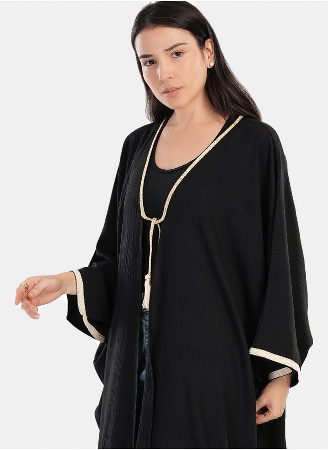 Clue Oversized Open Front Kimono  - Image 4
