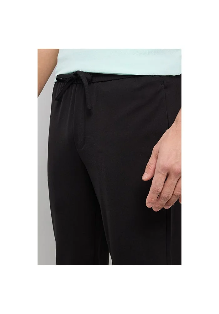 R&b  Solid Regular Fit Pants with Drawstring waist for Men | Best Price UAE