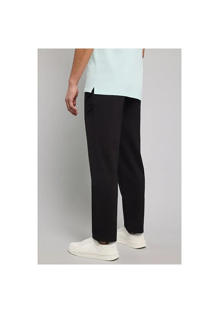 R&b  Solid Regular Fit Pants with Drawstring waist for Men | Best Price UAE