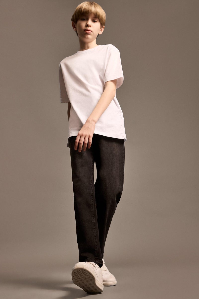 ديفاكتو بنطلون اولادي قصة مستقيمة جينز - Image 2