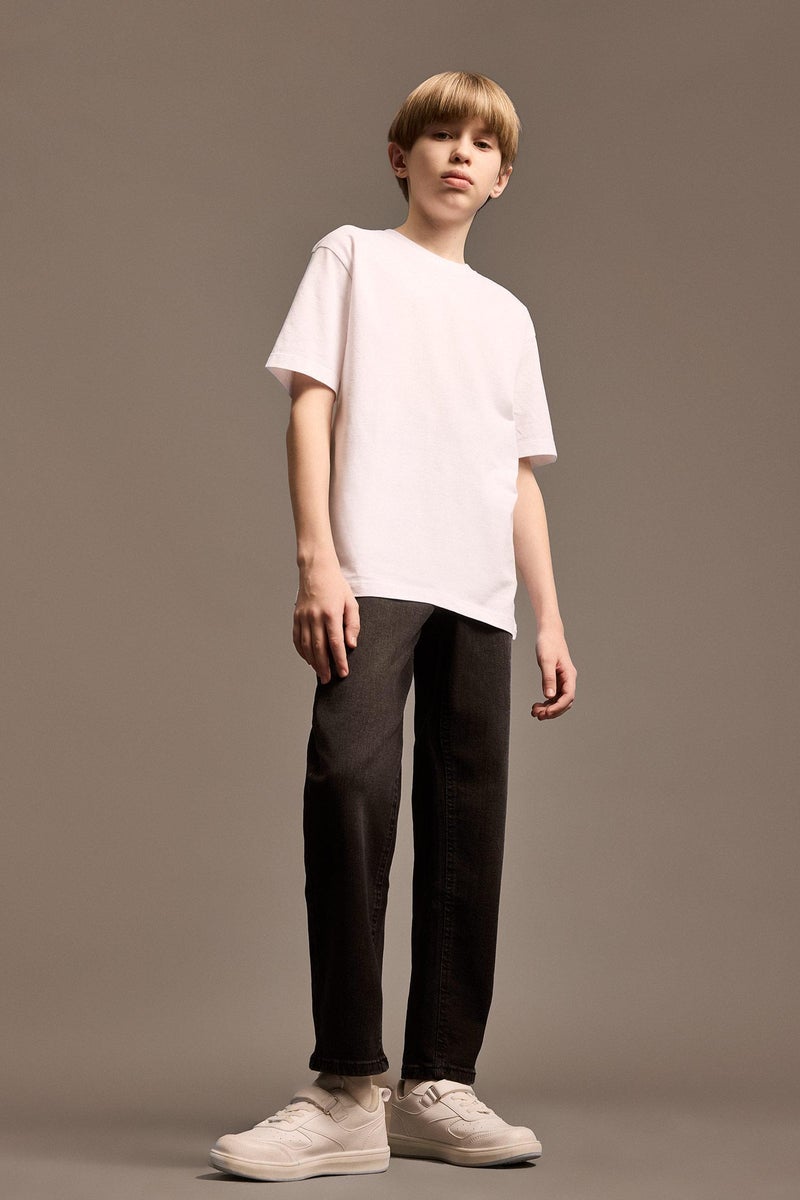 ديفاكتو بنطلون اولادي قصة مستقيمة جينز - Image 1