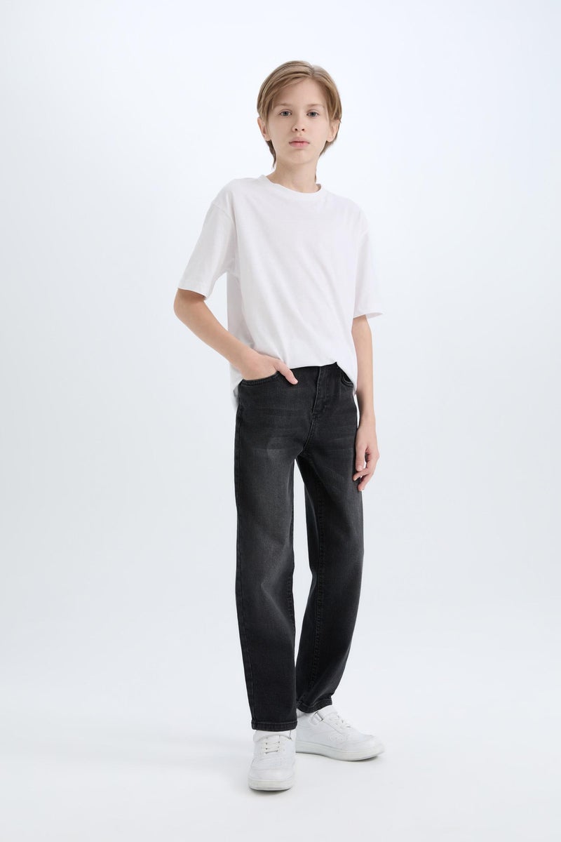 ديفاكتو بنطلون اولادي قصة مستقيمة جينز - Image 4