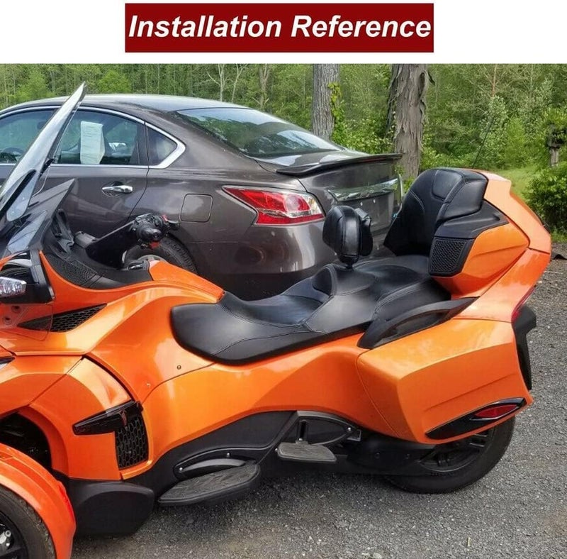 Dasen Driver Backrest Seat Mount Bracket for Can-Am Spyder RT - Adjustable and Compatible - Image 3