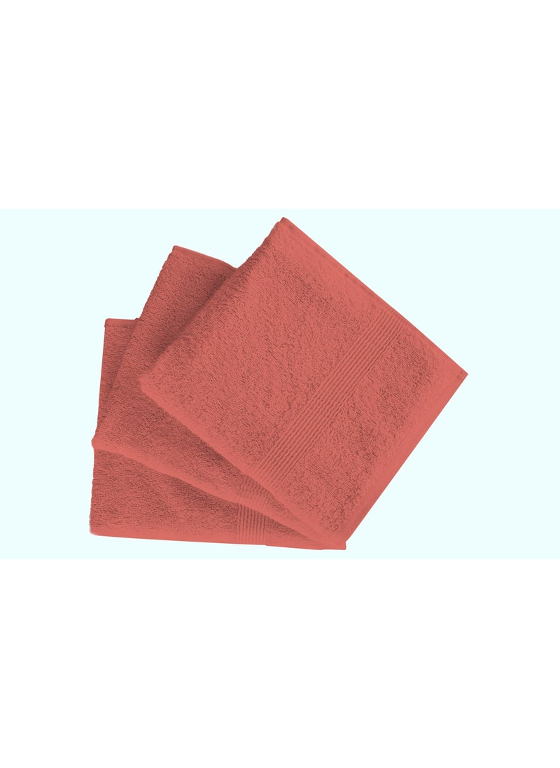 سيجنولا طقم فوط وجه سيجنولا 3 قطع 60 × 40 سم كشمير سكوت مصمت، قطن 100%.  - Image 1