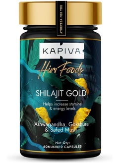 Kapiva Shilajit Gold 60 Capsules  - Image 2