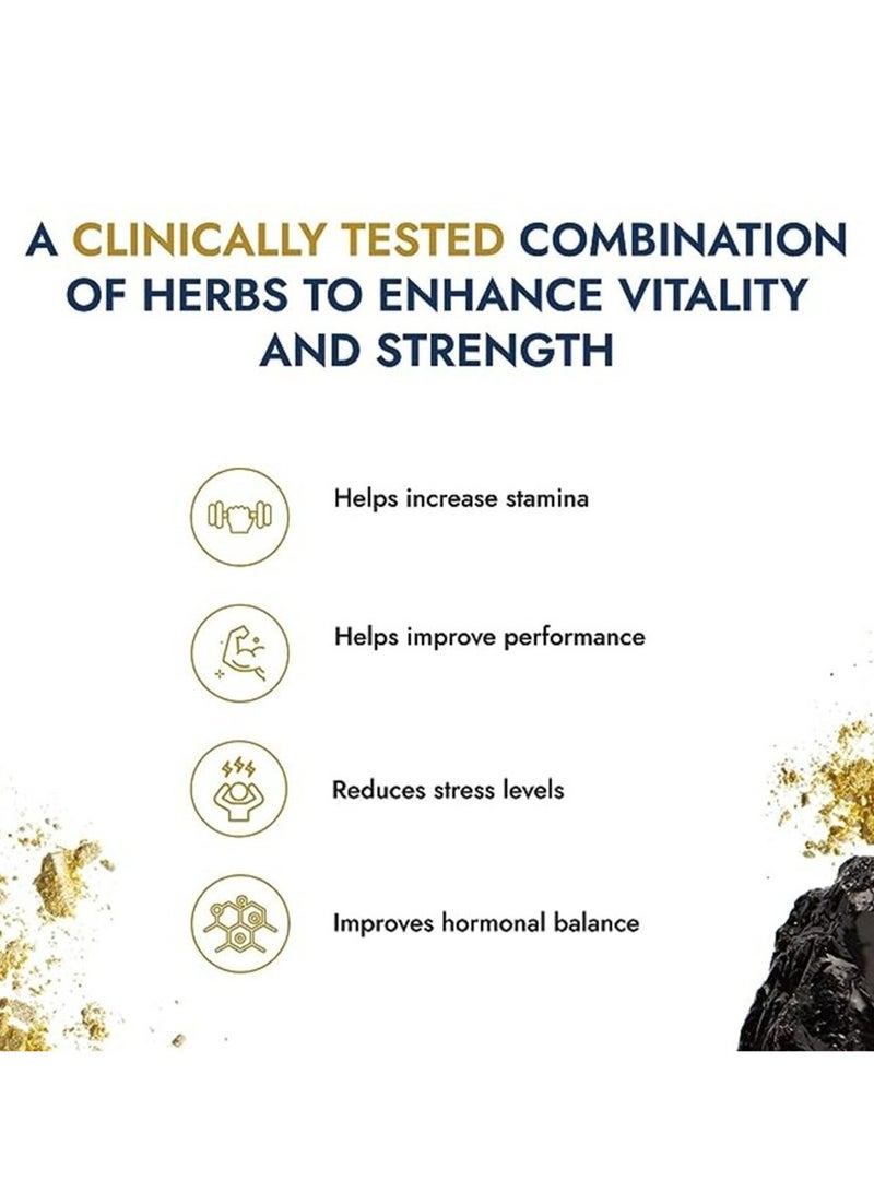 Kapiva Shilajit Gold 60 Capsules - Image 2