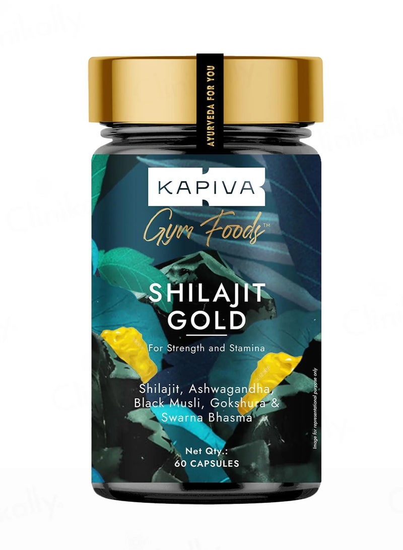 Kapiva Shilajit Gold 60 Capsules - Image 1