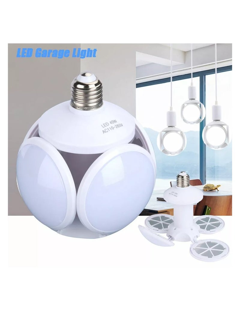 UFO LED Folding Football UFO Bulb High Brightness Light Indoors - Image 5