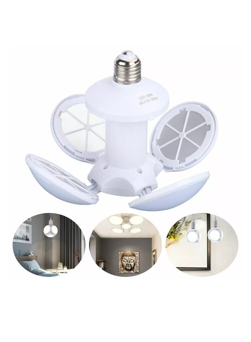 UFO LED Folding Football UFO Bulb High Brightness Light Indoors - Image 2