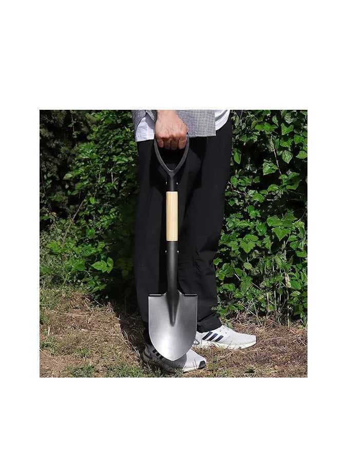 Midwest Round Mouth Shovel with 71cm Wood Handle - Image 2