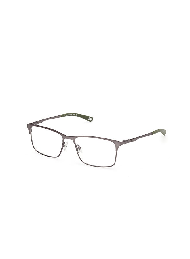 SKECHERS Men's Rectangular Eyeglass Frames Matte Gunmetal SKECHERS SE5011000954 54 mm - Image 1