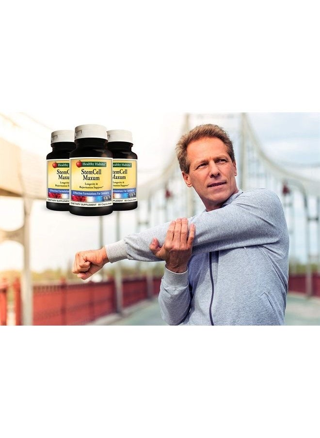 Healthy Habits - StemCell Maxum - Best Plant-Based Age-Defying Support Supplement for Healthy Stem Cell Regeneration and Replenishment - Image 1
