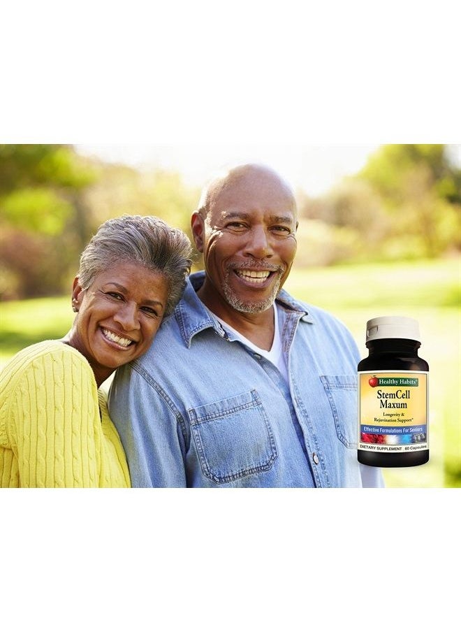 Healthy Habits - StemCell Maxum - Best Plant-Based Age-Defying Support Supplement for Healthy Stem Cell Regeneration and Replenishment - Image 1