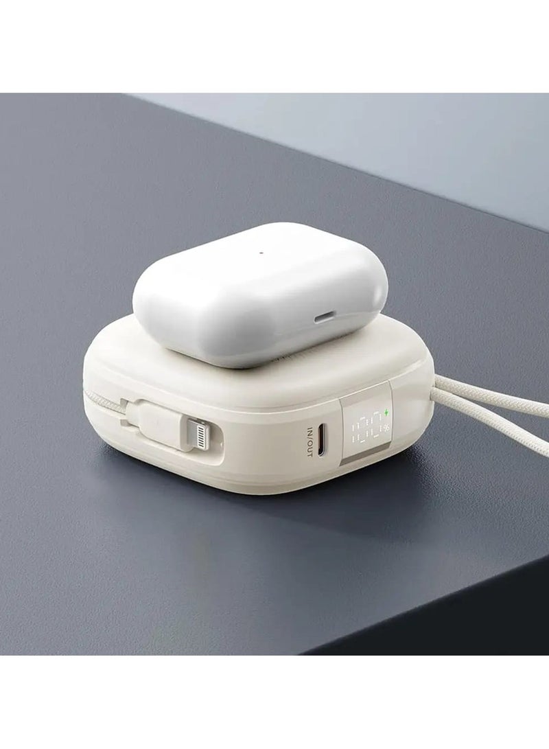 VEGER 10000mAh Wireless Power Bank 20W Support MagSafe Charging with 2 Built-in Cables and Smart Light Indicator - Image 3