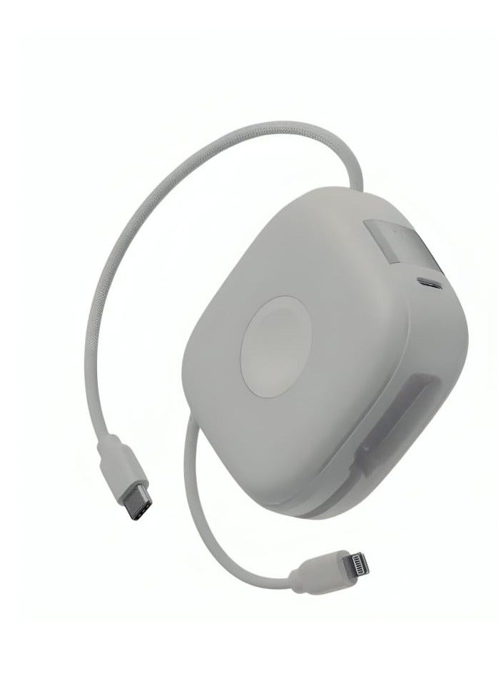 VEGER 10000mAh Wireless Power Bank 20W Support MagSafe Charging with 2 Built-in Cables and Smart Light Indicator - Image 5