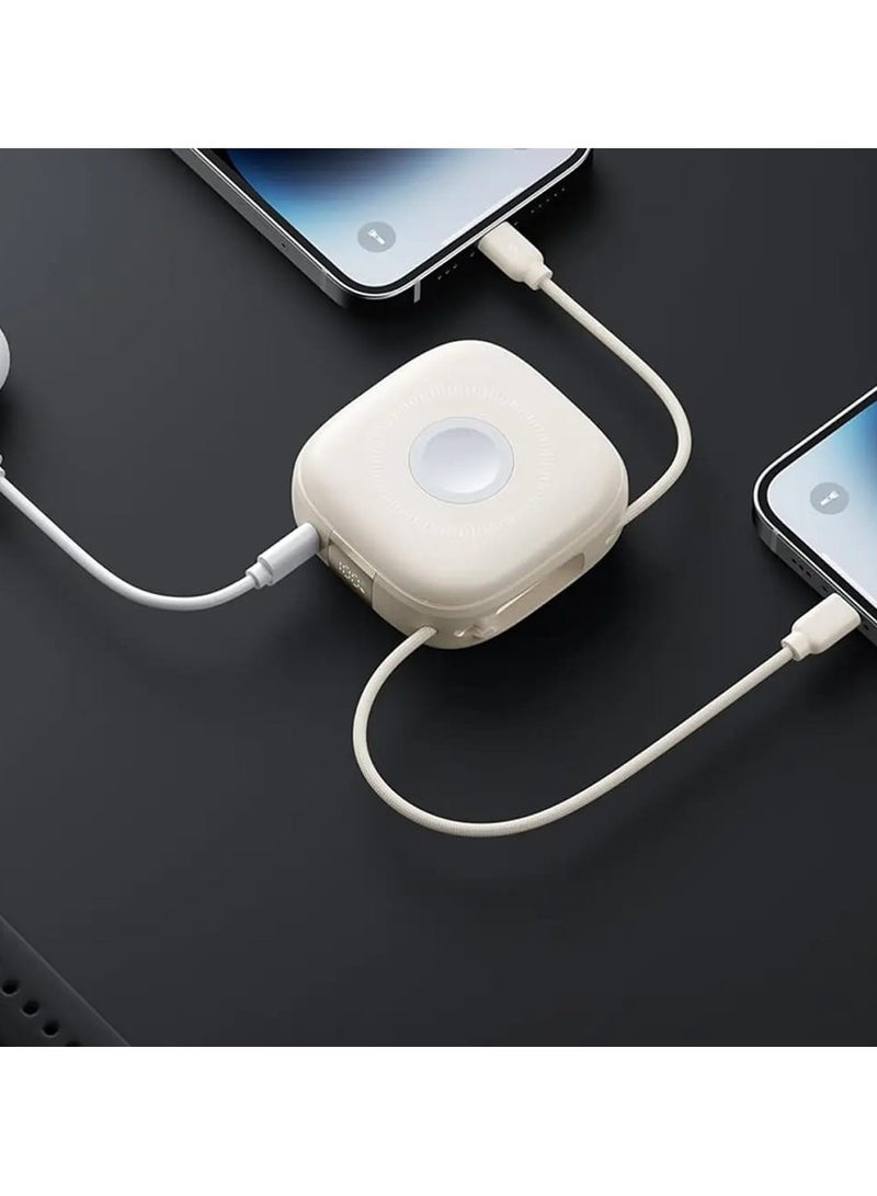 VEGER 10000mAh Wireless Power Bank 20W Support MagSafe Charging with 2 Built-in Cables and Smart Light Indicator - Image 4