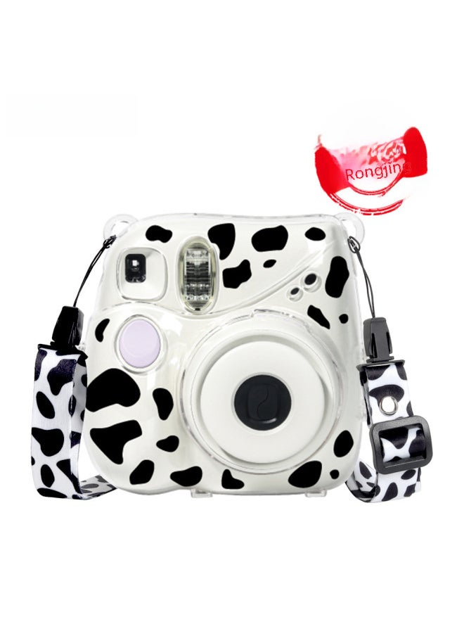 Generic - Transparent Crystal Shell Photo Bag Strap Rope Sticker Set Instax Mini7 Camera Three-piece Digital Computer Photography-Color:7 + Photo Bag Crystal Shell - Image 1