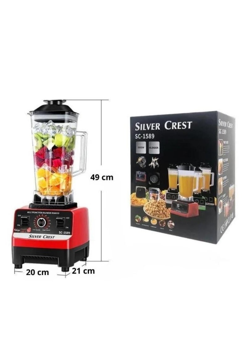SILVER CREST - Silvercrest Professional SC-1589 Blender - 2.5L Multifunctional Blender for Crushing Ice, Coffee Beans, and Spices - Image 1