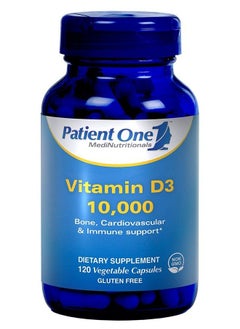 Vitamin D3 10000 120 Vegetable Capsules