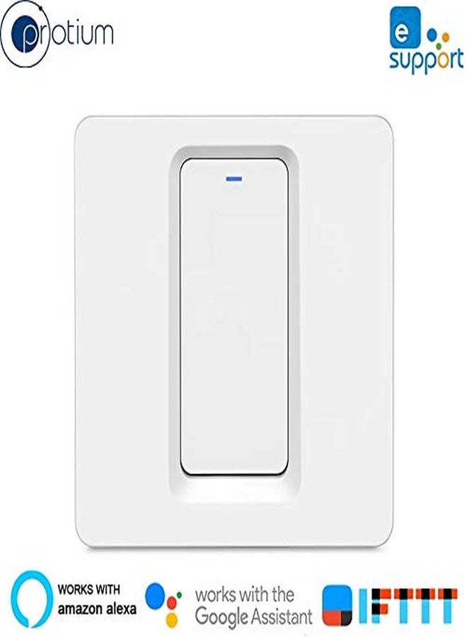 Protium Smart Piano Switch, Compatible with Alexa, Google Home, ewelink App (1 Gang, White) - Image 4