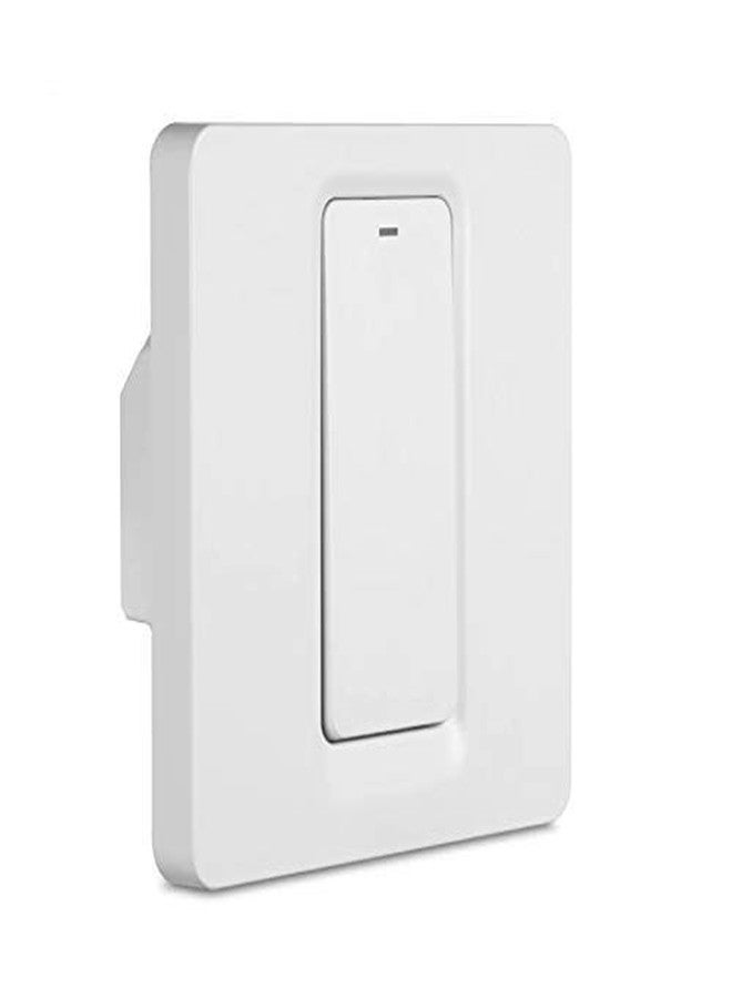 Protium Smart Piano Switch, Compatible with Alexa, Google Home, ewelink App (1 Gang, White) - Image 1
