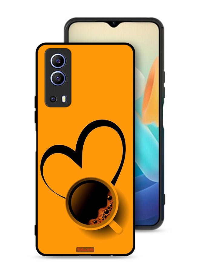 Tolwak Vivo iQOO Z3 5G Protective Case Cover Coffee Cup Art - Image 1