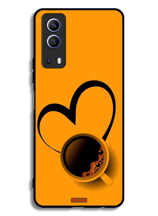 Tolwak Vivo iQOO Z3 5G Protective Case Cover Coffee Cup Art - Image 2