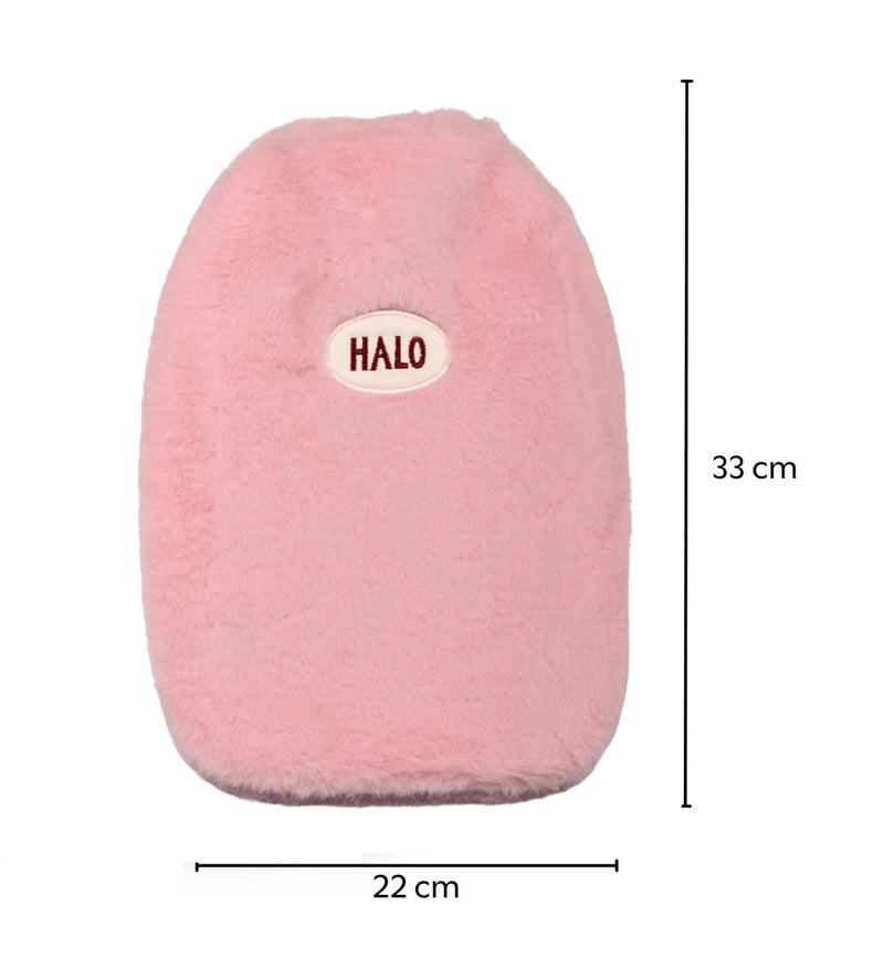Onprix Soft Cover Hot Water Bag, Leak Proof Plush Cover Warm Water Bag Warm Hands and Feet, Period Warmth, Cute Design, Easy Water Injection Perfect for Bed, Travel, and Outdoor Use- 2 Liter - Image 2