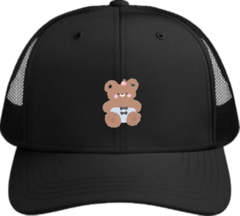 bear Baseball cap Black 2