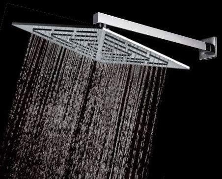 Ozzo Maze 8 Inch Stainless Steel Square Over head Shower | Premium Chrome Square Maze Shower head for Ultimate Bathroom Luxury  - Image 1