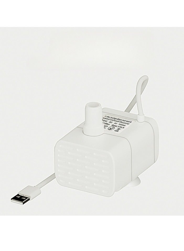 Submersible Usb Small Fountain Pumps, Quiet Usb Fountain Pump Electric Brushless, Pet Ultra Quiet Outdoor Small Fountain, [Upgraded model with filter cotton] Ordinary water pump 2 meters] - Image 3