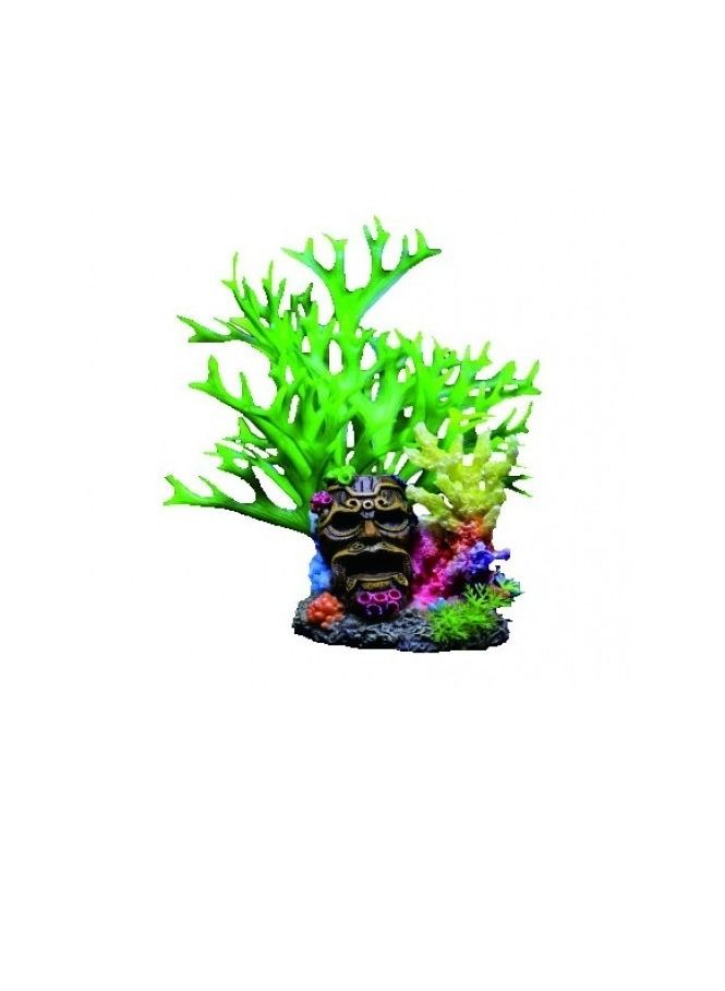 Artificial Plant Aquarium Decoration For Fish Tank 12X8X17.5Cm