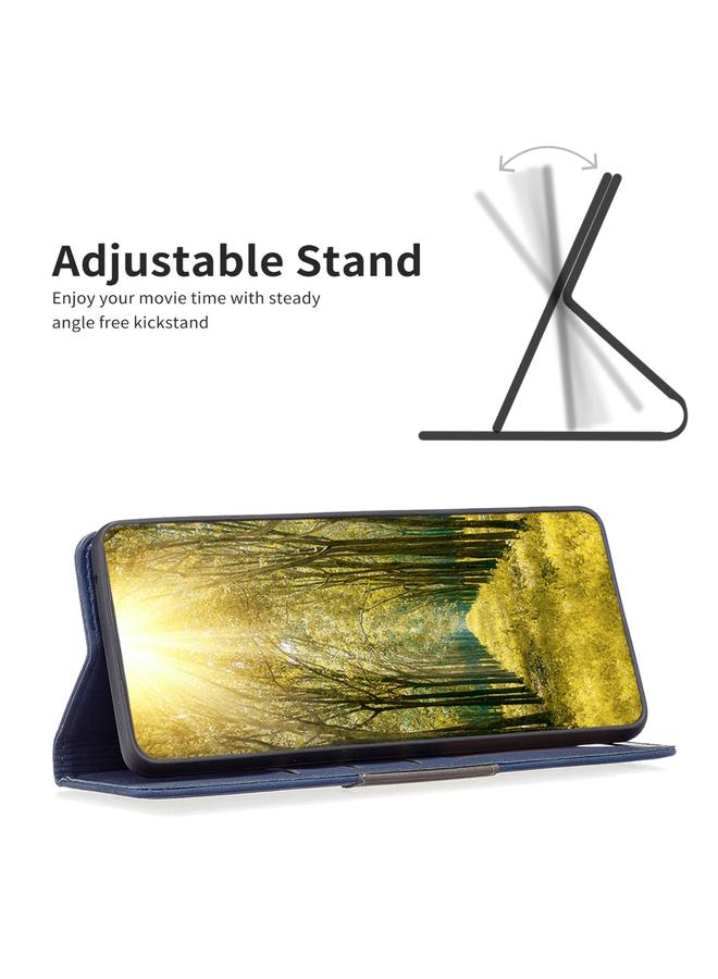 Zaboon Case For Infinix Smart 6 BF10 Color Block Magnetic Flip Leather Phone Case - Image 4