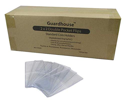 Guardhouse 2x2 Coin Flip - Unplasticized Bulk/1000 Pack