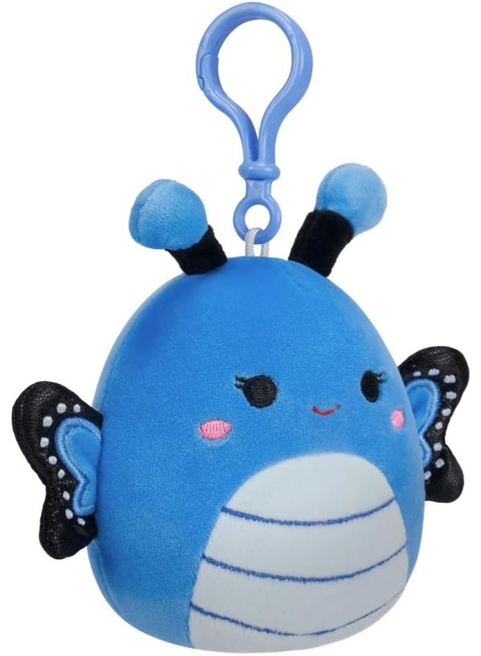 Squishmallows 3.5-Inch Clip-On Waverly the Butterfly Plush Toy - Image 1