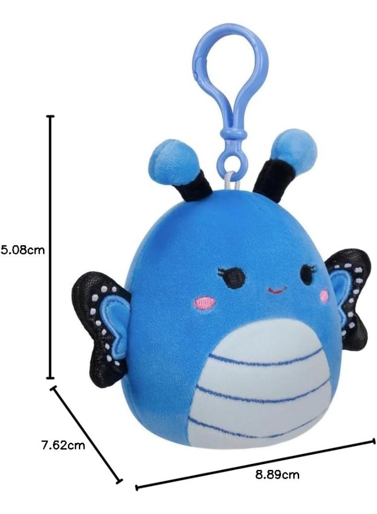 Squishmallows 3.5-Inch Clip-On Waverly the Butterfly Plush Toy - Image 2
