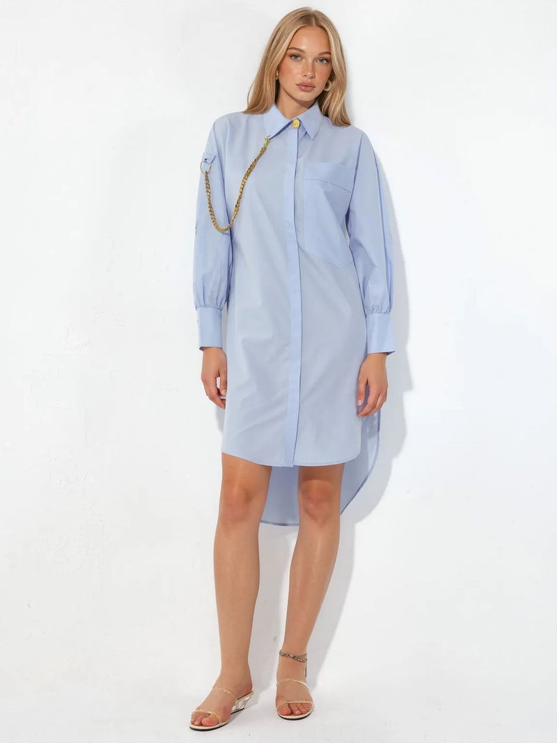Jennyfer Oversized Mini Shirt Dress - Image 1