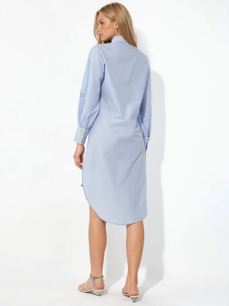 Jennyfer Oversized Mini Shirt Dress - Image 4