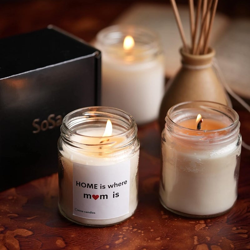 SOSA Candles Scented Candles Gift Set For Mom Birthday Candle Gifts For Mom or Mother Birthday Special From Daughter Mom Birthday Gift Ideas Gift for Mom Mother Birthday Gift for Mom Gift for Mothers Day  - Image 1