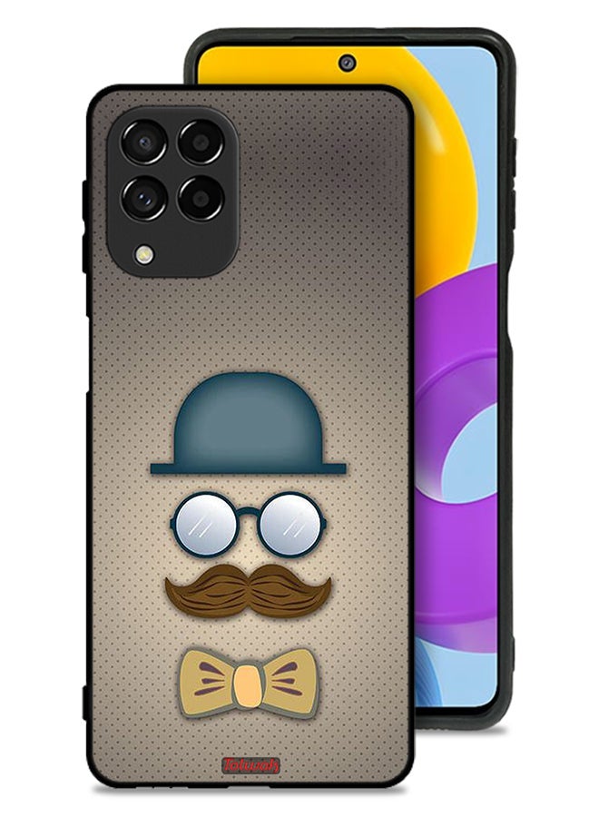 Tolwak Samsung Galaxy M53 Protective Case Cover ManS Head Art - Image 1