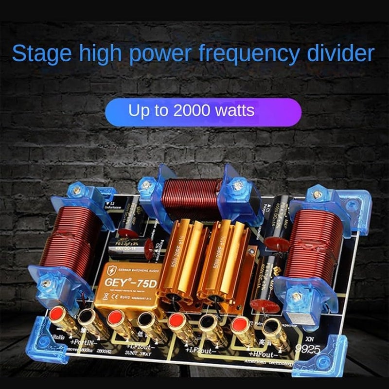 2000W Two Way Speaker Crossover For 12 15 Inch Stage Performance High Power Audio Frequency Divider - Image 4