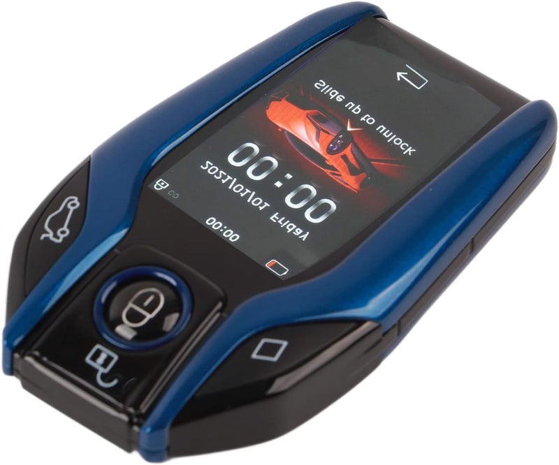 مفتاح ذكي عالمي بشاشة LCD تعمل باللمس TK800 لدخول بدون مفتاح عن بعد لجميع أزرار تشغيل/إيقاف المحرك أسود (أزرق) - Image 5