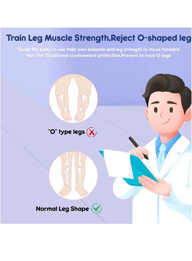 TEKNUM 5 in 1 Baby Walker With Musical Keyboard - Grey - Image 4