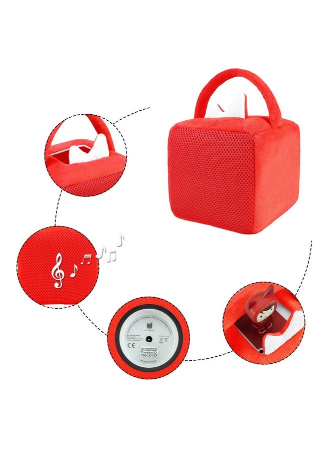 Annmore Carrying Case for Toniebox, Pouch for Tonies, Drop-proof and Dust-proof, Gift for Boys Girls, Storage Bag for Toniebox, Red - Image 2