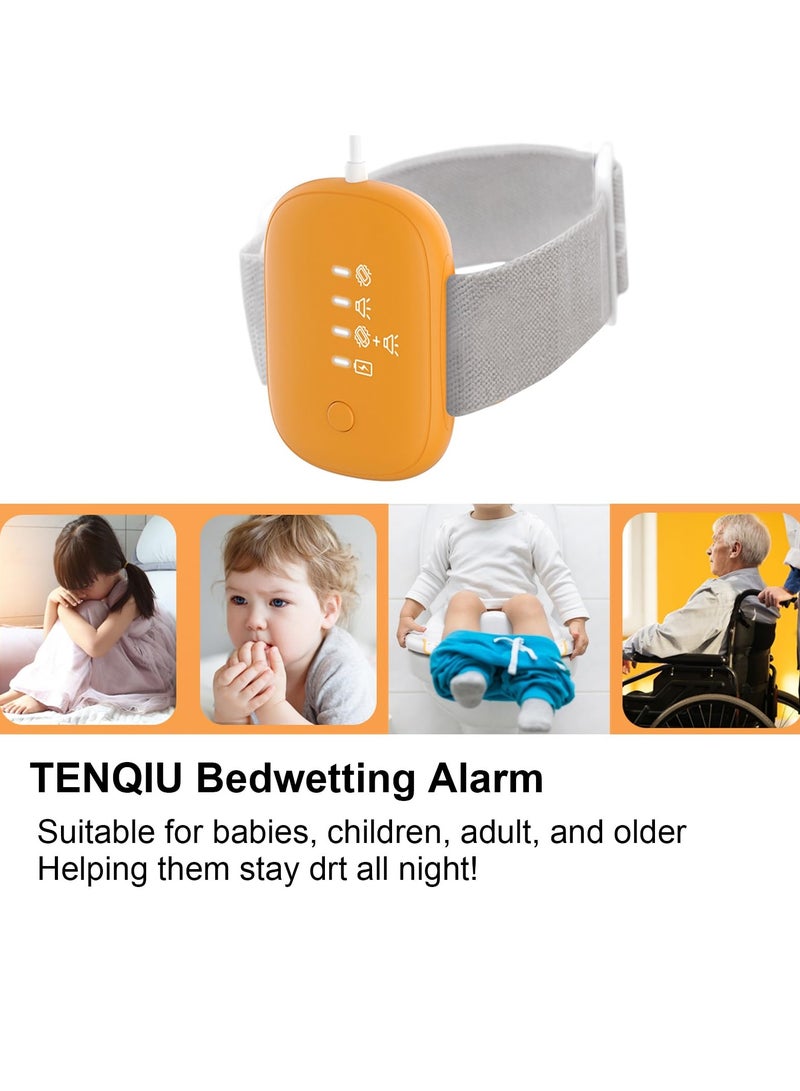 جهاز إنذار التبول اللاإرادي للأطفال أو كبار السن - قابل لإعادة الشحن عبر USB، جهاز إنذار التبول اللاإرادي مع مستشعر عالي الحساسية، صوت عالٍ واهتزاز قوي، حل مثبت لمن يعانون من التبول اللاإرادي - Image 4