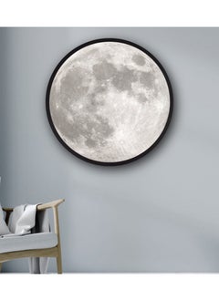 KUYING 2-In-1 Wooden Frame Moon Makeup Mirror And Light  - Image 2