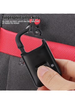 KASTWAVE P4 Fingerprint Lock - Small, Lightweight Padlock for Anti-Theft Security with Fingerprint and Password Access, Ideal for Suitcases, Travel Luggage, Backpacks, Bags, Warehouse Doors  - Image 2